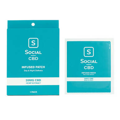 Social CBD - CBD Topical - Patch - 20mg - Single