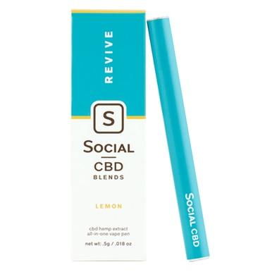 Social - CBD Vape - Revive Lemon - 250mg