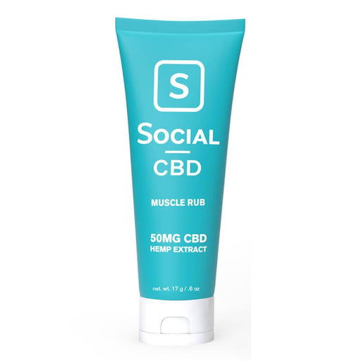 Social - CBD Topical - Muscle Rub Travel Sized - 50mg
