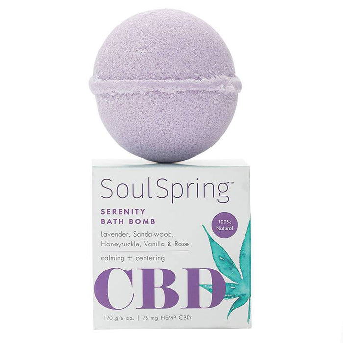 SoulSpring - CBD Bath - Serenity Bath Bomb - 75mg