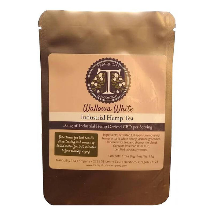 Tranquility Tea Company - CBD Tea - Wallowa White - 50mg