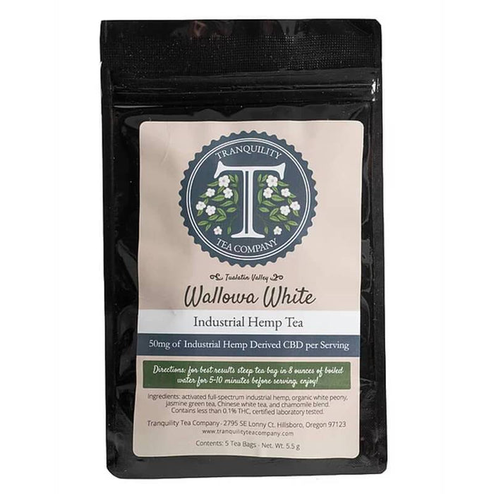 Tranquility Tea Company - CBD Tea - Wallowa White - 50mg
