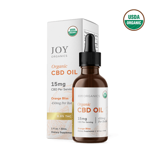 Joy Organics - CBD Oil - Orange Bliss Organic Broad Spectrum CBD Tincture - 15mg