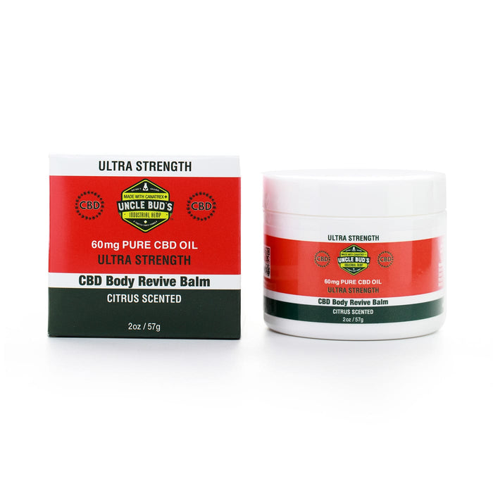 Uncle Bud’s Hemp - CBD Topical - CBD Body Revive Balm - 60mg