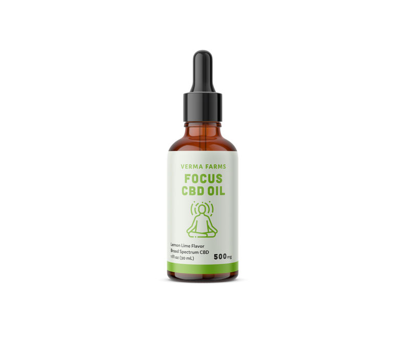 Verma Farms - CBD Tincture - Lemon Lime CBD Oil - 500mg