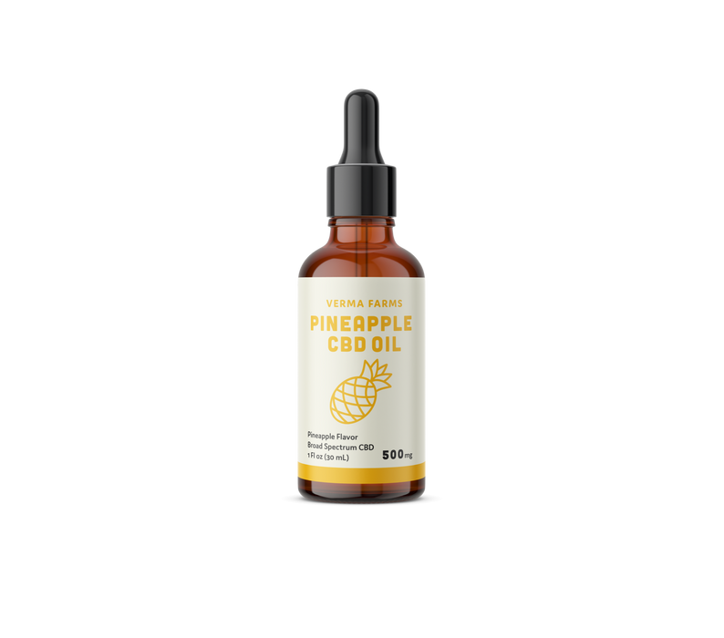 Verma Farms - CBD Tincture - Pineapple CBD Oil - 500mg