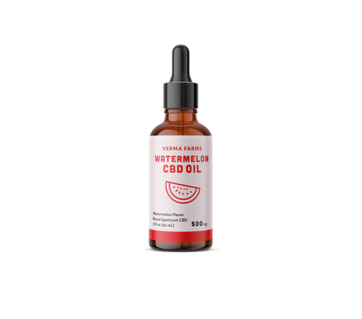 Verma Farms - CBD Tincture - Watermelon CBD Oil - 500mg