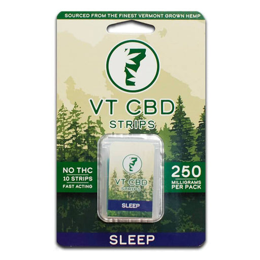 VT-CBD Goods - CBD Edible - Berry Sleep Strips - 25mg