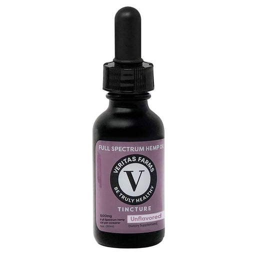 Veritas Farms - CBD Tincture - Full Spectrum Unflavored - 500mg-1500mg