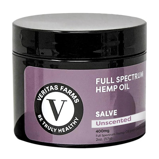 Veritas Farms - CBD Topical - Full Spectrum Unscented Salve - 400mg-1000mg