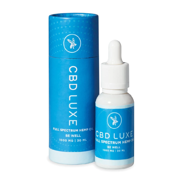 CBD Luxe - CBD Tincture - BE WELL - 1000mg