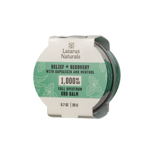 Lazarus Naturals - CBD Topical - Relief + Recovery Balm - 1000mg