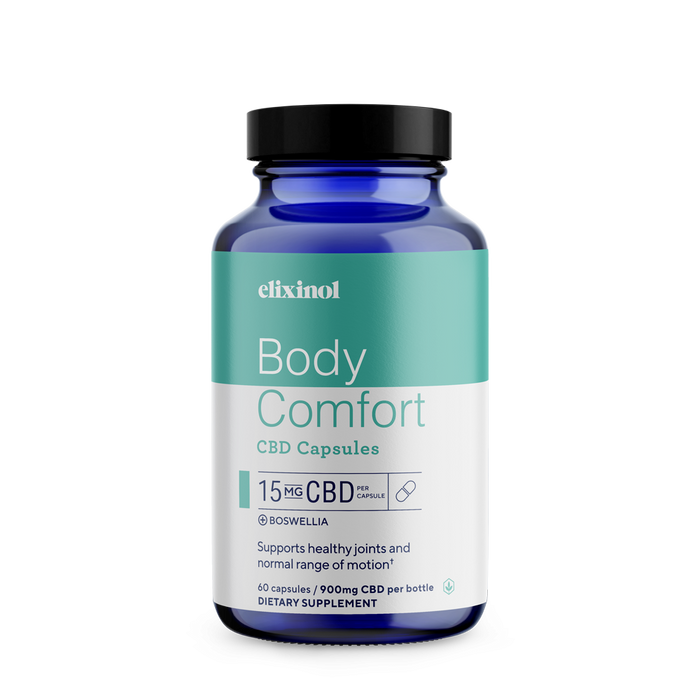 Elixinol - CBD Capsules - Body Comfort CBD Capsules - Full Spectrum