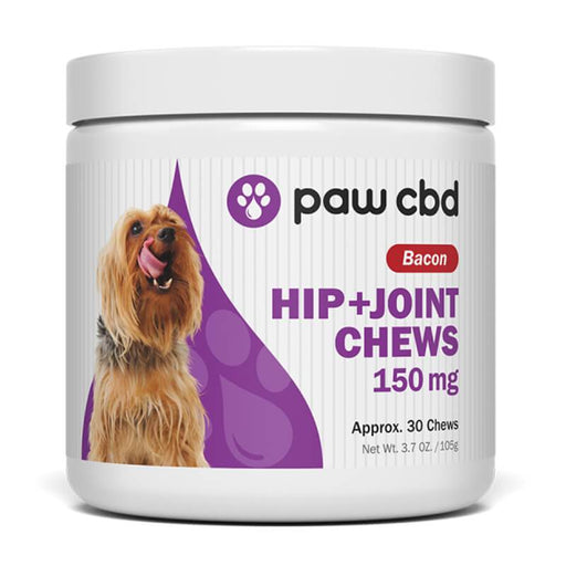cbdMD - CBD Pet Treats - Bacon Canine Hip+Joint Chews - 150mg