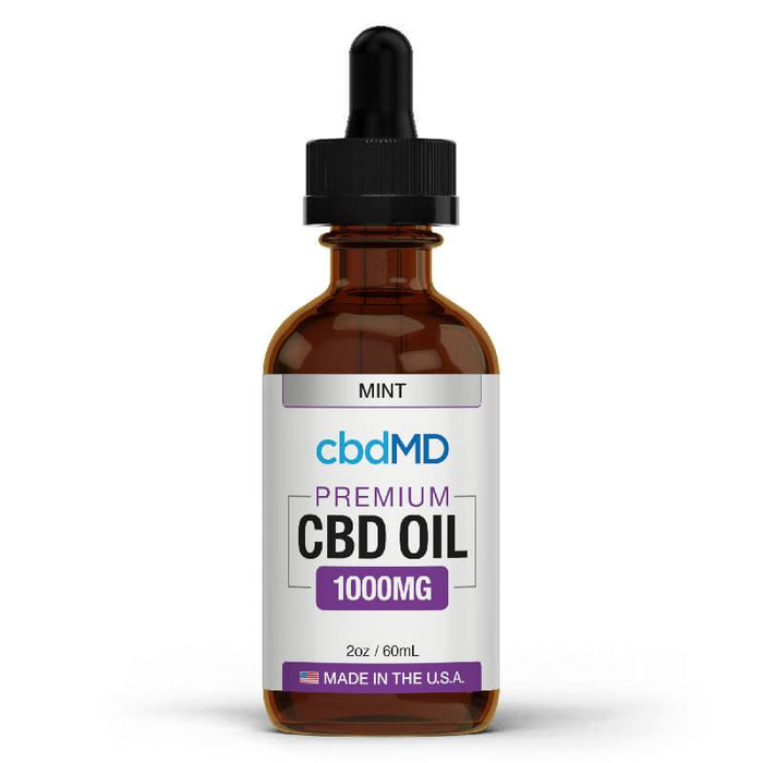 cbdMD - CBD Tincture - Broad Spectrum Mint - 300mg-3000mg