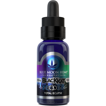 Blue Moon Hemp - CBD Vape - Black Kat Total Eclipse - 1000mg