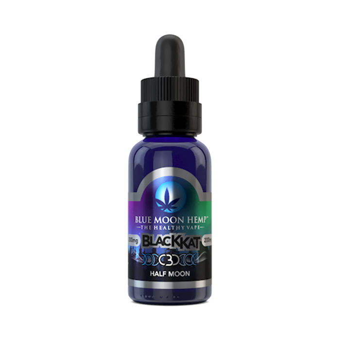 Blue Moon Hemp - CBD Vape - Black Kat Half Moon - 250mg