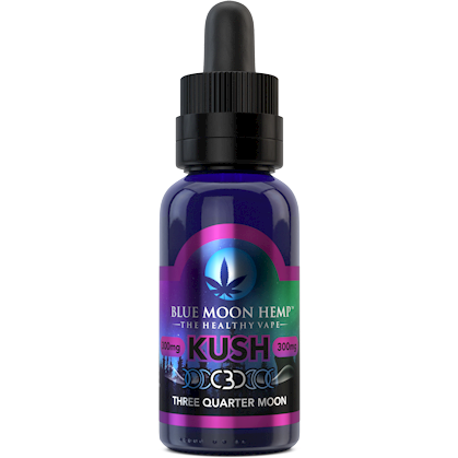 Blue Moon Hemp - CBD Vape - Kush Three Quarter Moon - 500mg