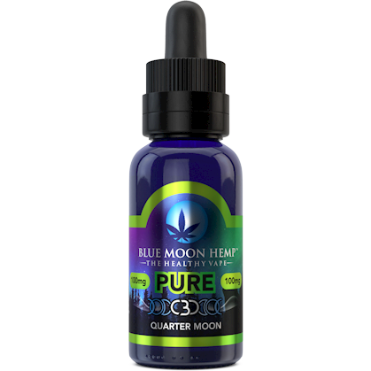 Blue Moon Hemp - CBD Vape - Pure Quarter Moon - 125mg