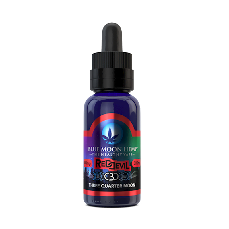 blue moon vape Blue Moon Hemp - CBD Vape - Red Devil Three Quarter Moon