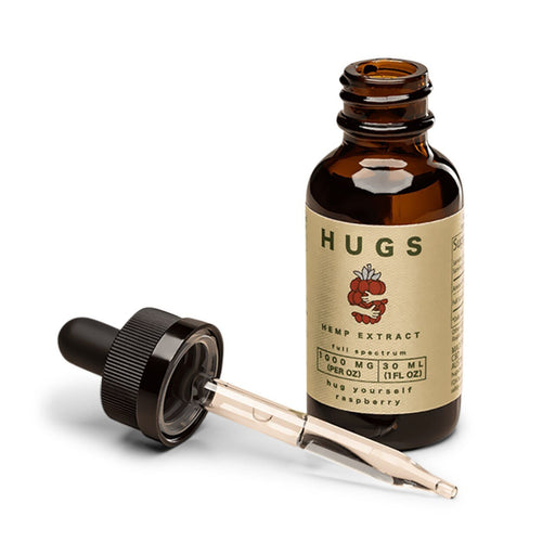 HUGS - CBD Tincture - Raspberry - 500mg-1000mg