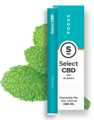 Select CBD - CBD Device - Focus Peppermint Disposable Vape Pen - 250mg