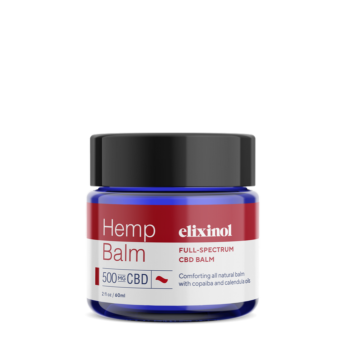 Elixinol - CBD Topical - Hemp Balm - Full Spectrum - 500mg