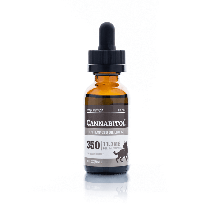 Hempland USA - CBD Pet - CANNABITOL® K-9 Drops - 350mg