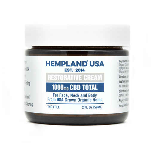 Hempland USA - CBD Topical - CANNABITOL® Restorative Cream - 1000mg