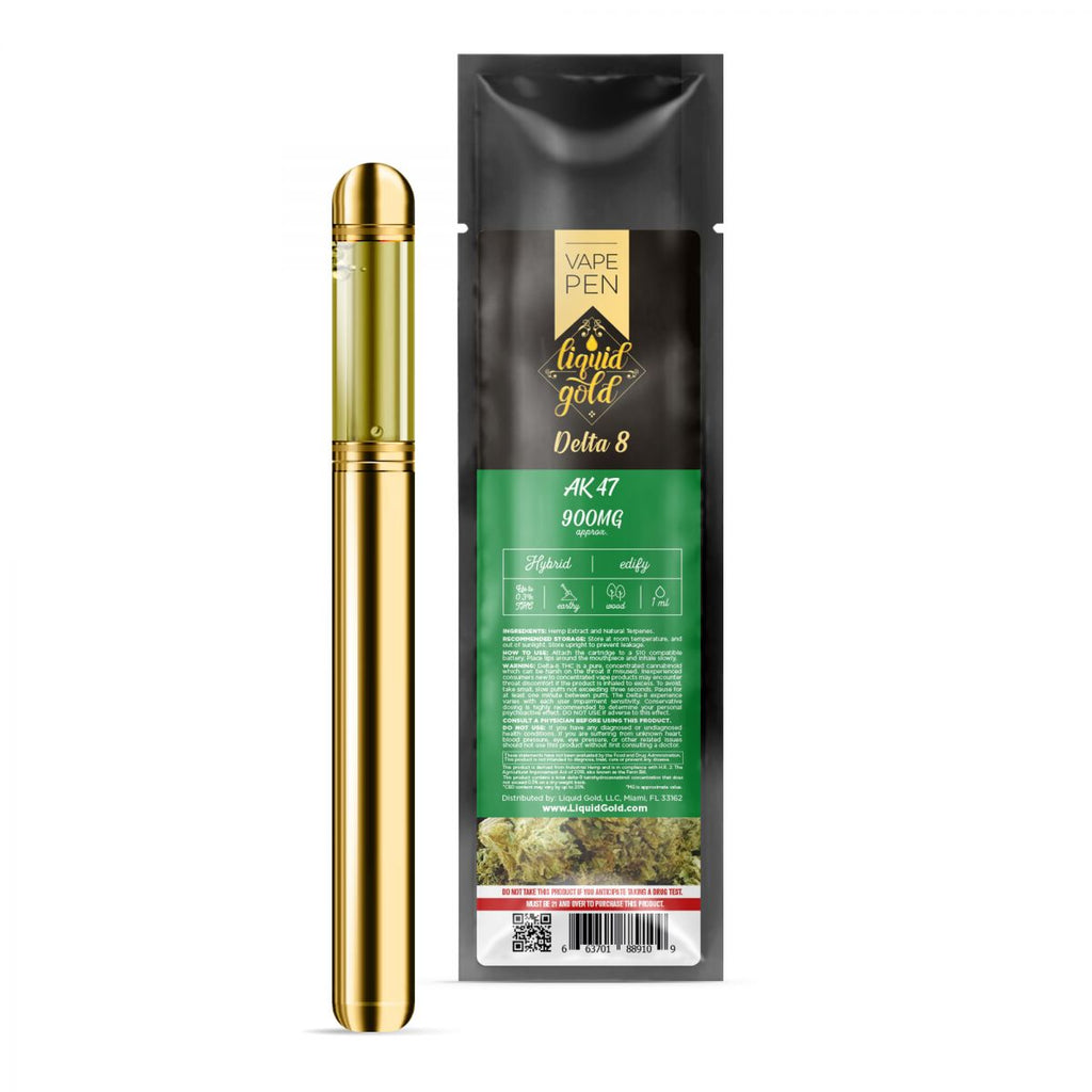 ak gold tobacco Liquid Gold CBD - Delta 8 Vape Pen - AK47 ak gold tobacco Liquid Gold CBD - Delta 8 Vape Pen - AK47
