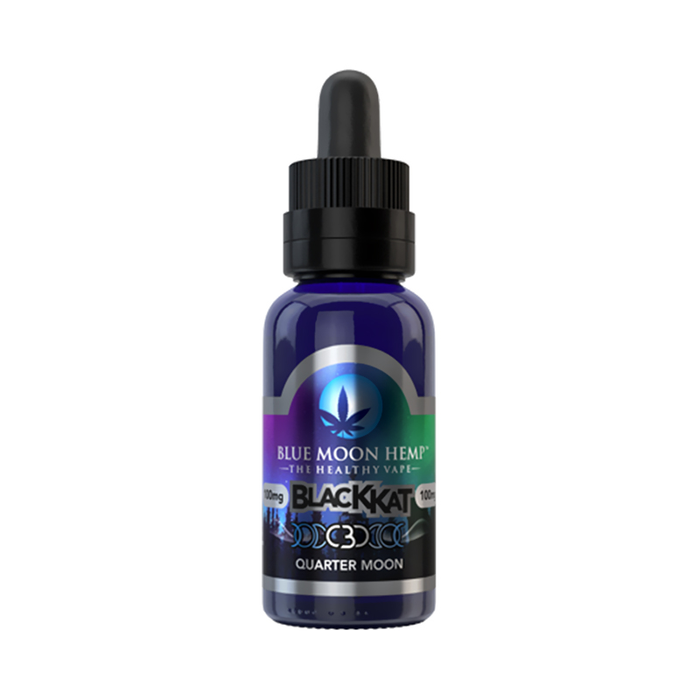 Blue Moon Hemp - CBD Vape - Black Kat Quarter Moon - 125mg