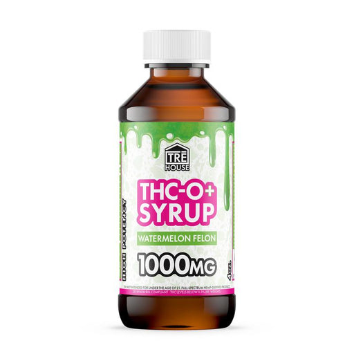 TRE House - THC-O Drinks - THC-O:D8 Syrup - Watermelon Felon - 1000mg