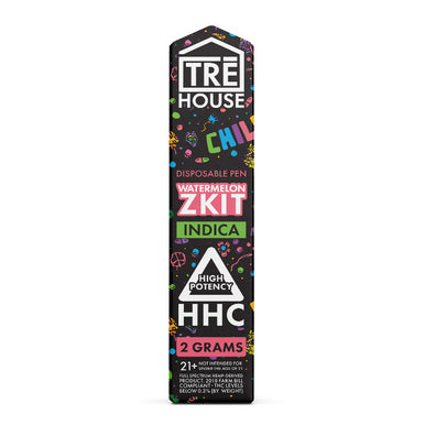 in house 2g disposable vape how to use TRĒ House - HHC Vape - Watermelon Zkit Disposable